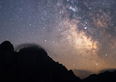 nightsky - stars - milkyway - dolomites - dolomiten - south tyrol