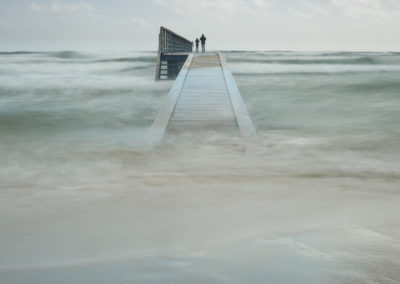 denkmark, beach, together