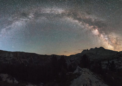 sennes, galaxy, panorama, milkyway