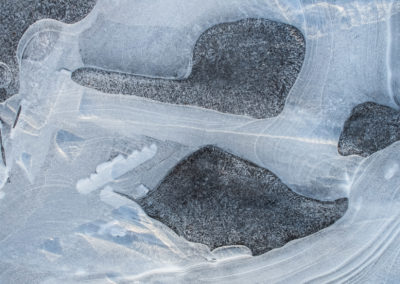 Ice - Ice structure - Frozen - Riverside - Winter - Cold
