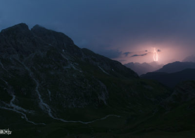 Lightning - Thunder - Thunderstorm - Naturephotography - Dolomites