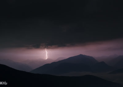Lightning - Thunder - Thunderstorm - Naturephotography - Alps