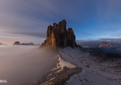 fog - stars - startrail - nightsky - naturephoto - mountains - dolomites