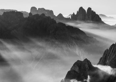 dolomiten - dolomites - berge - mountains - landscape - nature - sunrise - dürrenstein - three peaks of lavaredo - drei zinnen - South tyrol