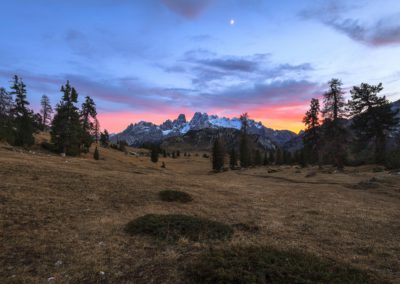 dolomiten - dolomites - berge - mountains - landscape - nature - sunrise - plätzwiese - South tyrol