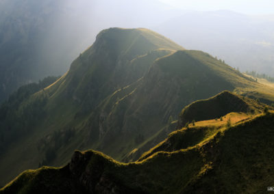 light - passo giao - mountains - green - magic - power