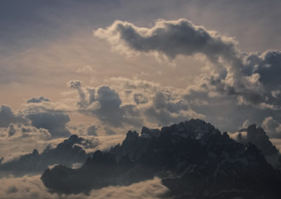 storm - incoming storm - night - nightsky - dolomites - mystic - poweful